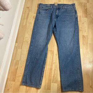 J.Crew Men’s Light Wash Classic 100% Cotton Denim Jeans Straight Leg Size 38/32